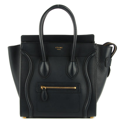 Celine Smooth Calfskin Micro Luggage Navy Blue 1 of 8