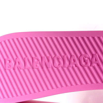 Balenciaga Rubber Chunky Platform Slide Sandals 41 Pink 7 of 8