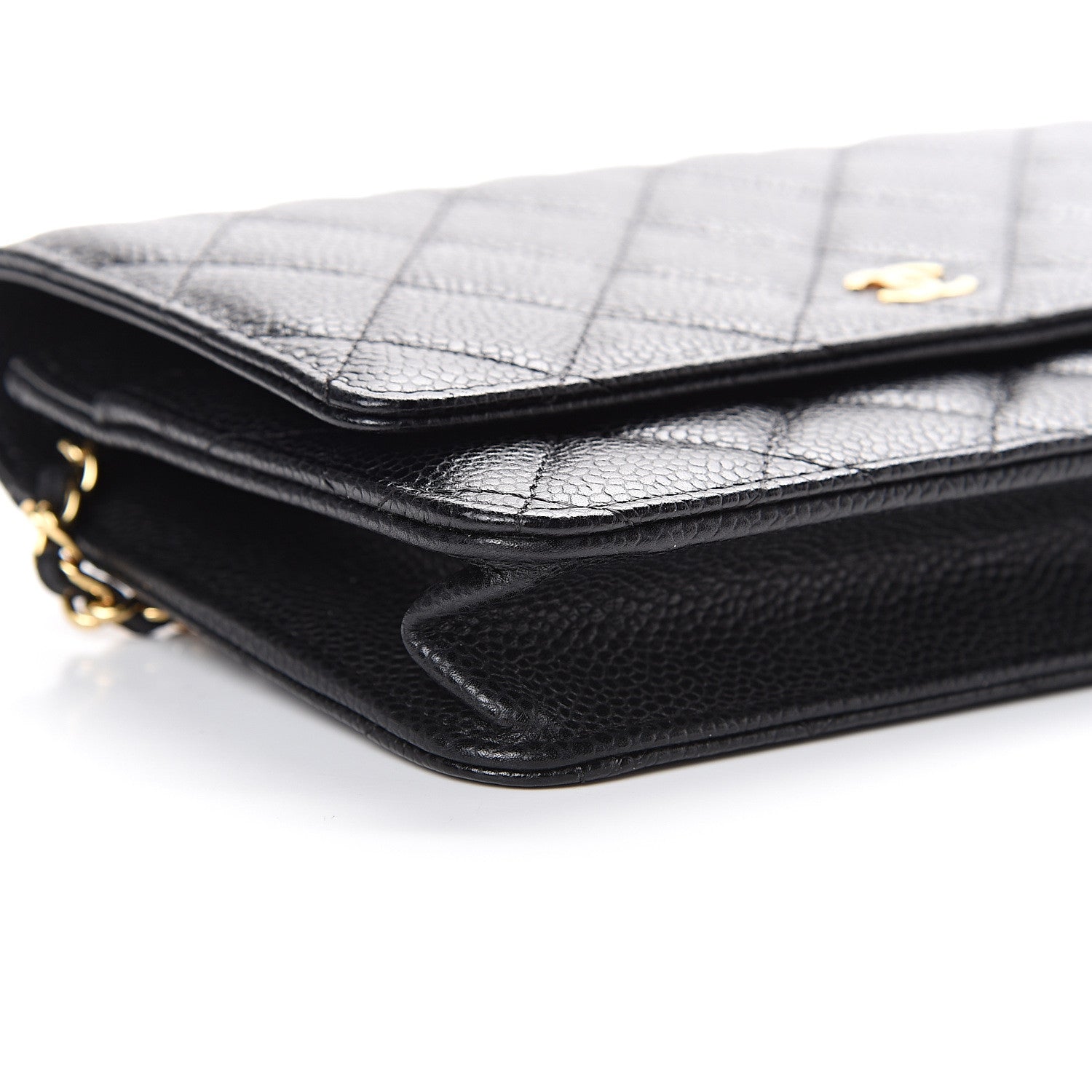 Chanel Caviar Quilted Wallet On Chain WOC Black 9 of 11