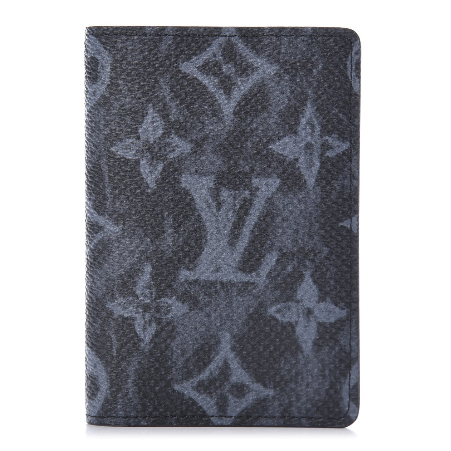 Monogram Pastel Pocket Organizer Black