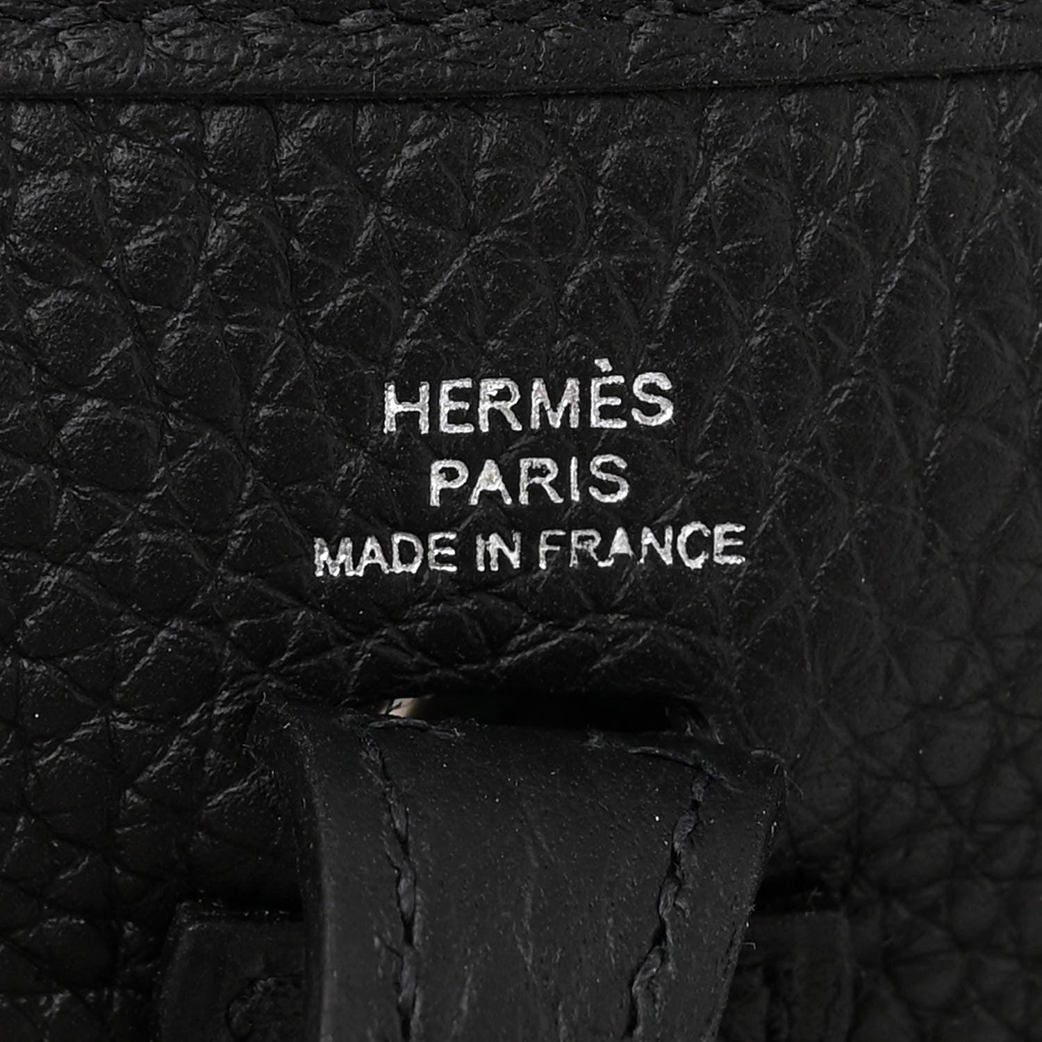 Hermes Taurillon Clemence Evelyne TPM Black 6 of 12