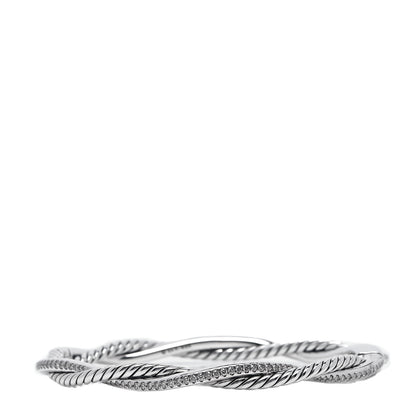 David Yurman Sterling Silver Diamond Infinity Bracelet 1 of 8