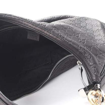 Gucci Guccissima Large GG Twins Hobo Black 5 of 10