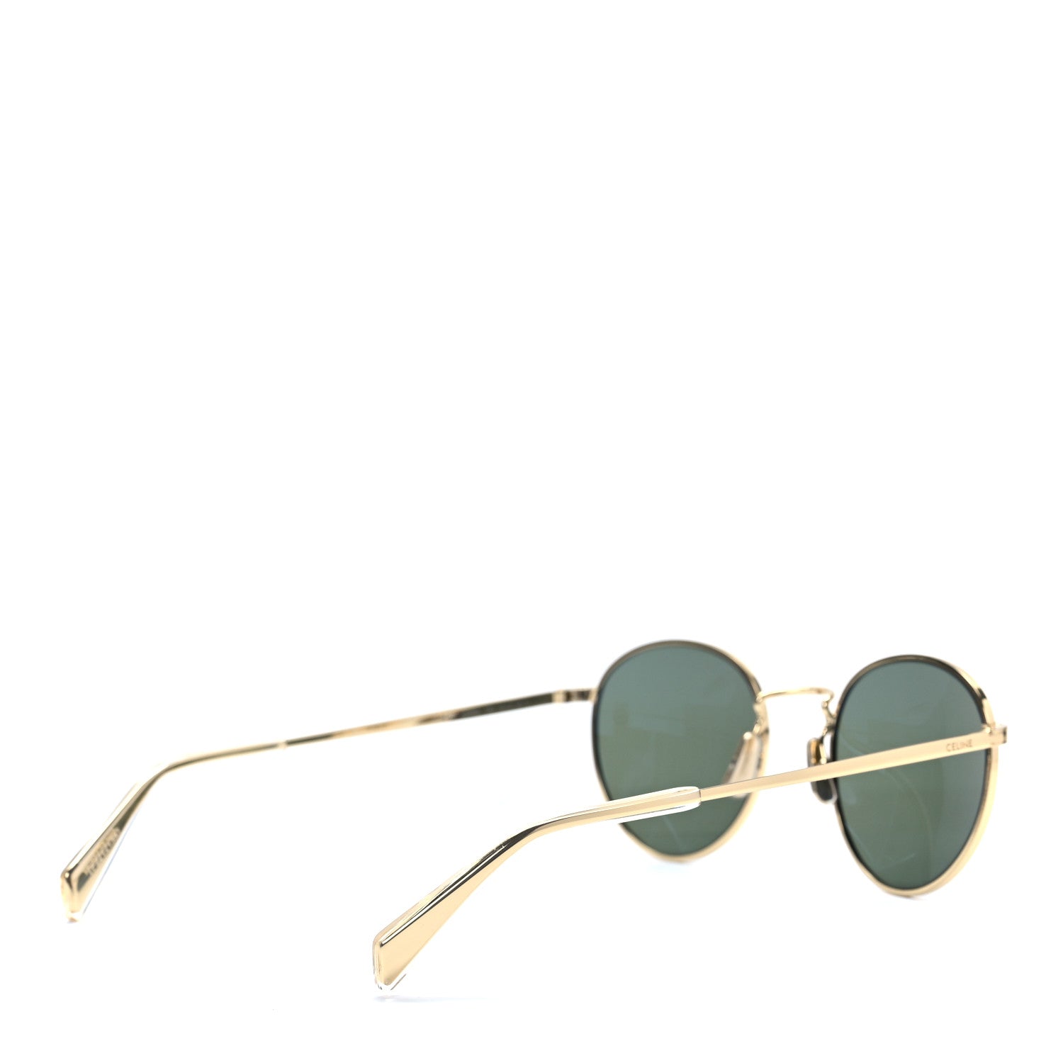 Celine Metal Round Sunglasses CL40100U Gold 4 of 6