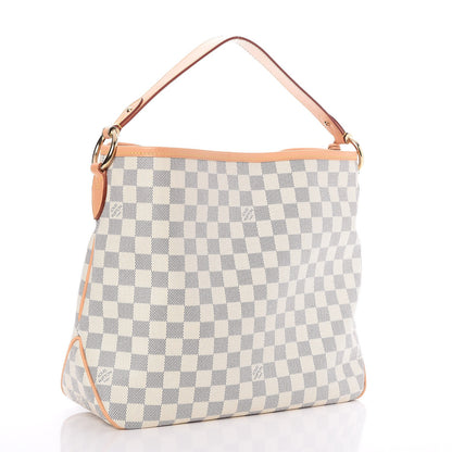 Louis Vuitton Damier Azur Delightful PM Rose Ballerine 3 of 9