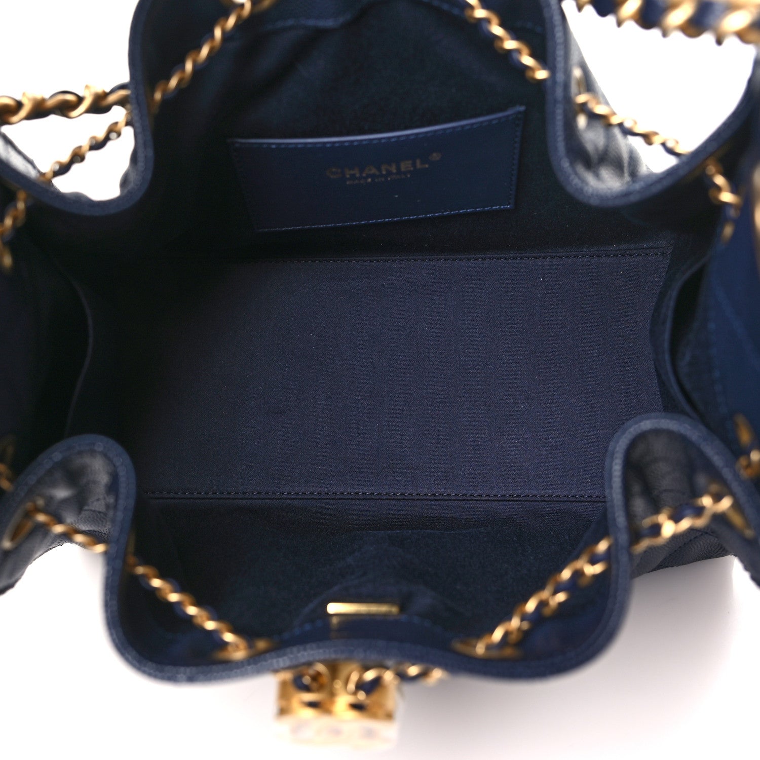 Chanel Caviar Quilted Small Chanel 25 Handbag Dark Navy 5 of 11