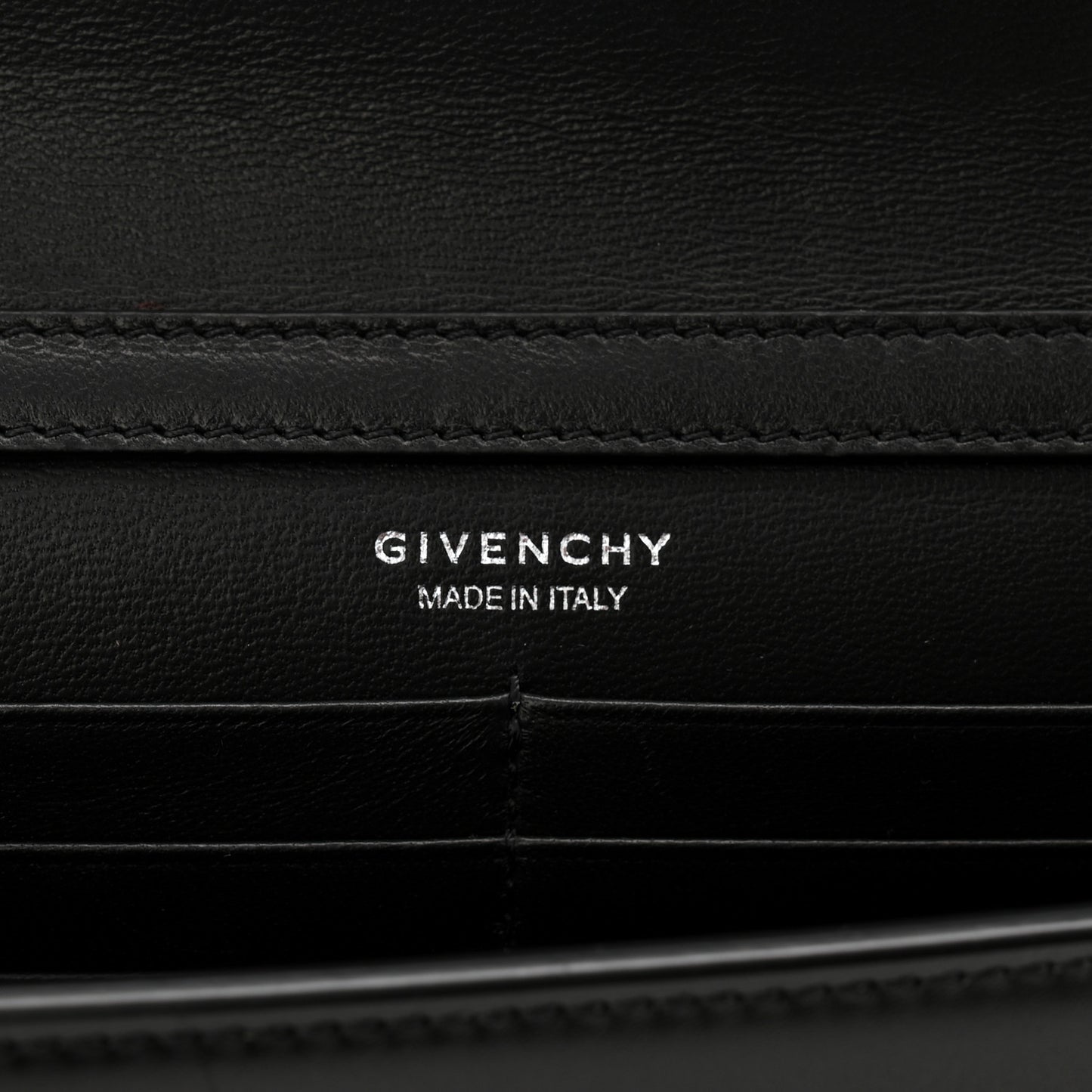 Box Calfskin 4G Wallet on Chain Black