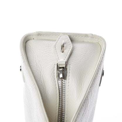 Christian Dior Calfskin Cannage Stitched Small Lady East West Lady Dior White 25 of 26