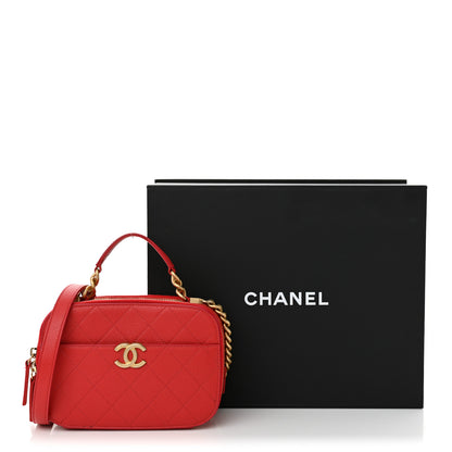 Chanel Caviar Quilted Small Camera Bag Red 13 of 13