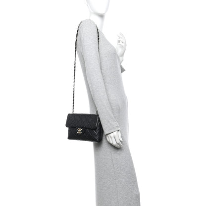 Chanel Lambskin Quilted CC Pocket Clutch With Chain Black 2 of 10
