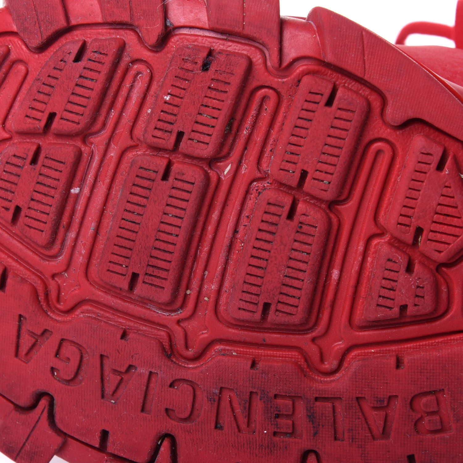 Balenciaga Mesh Nylon Mens Track Sneakers 43 Malboro Red 15 of 15
