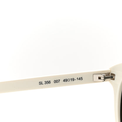 Saint Laurent Acetate Sunglasses SL356 White 7 of 7