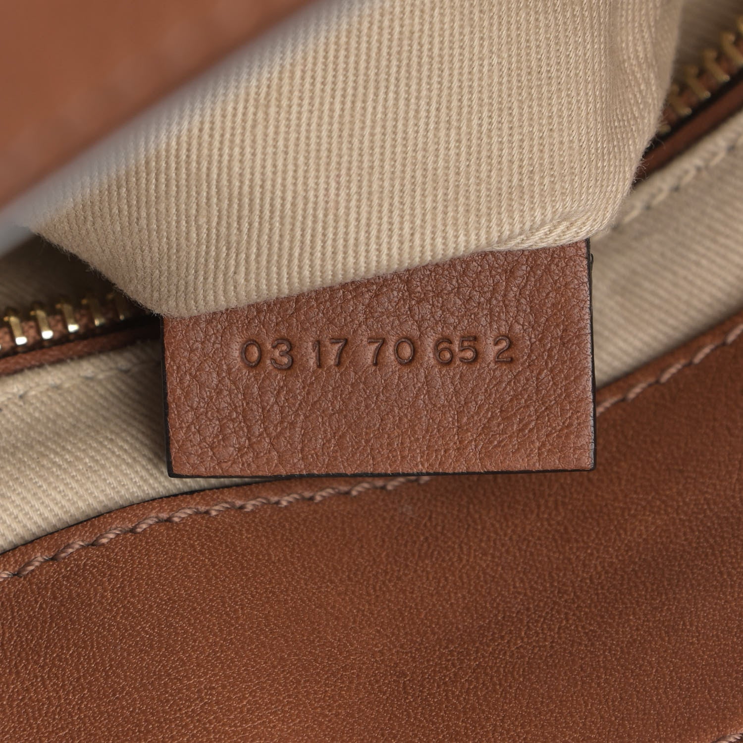 Chloe Suede Calfskin Medium Faye Backpack Tan 7 of 13