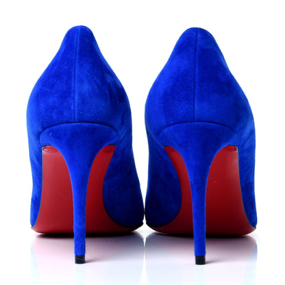 Christian Louboutin Veau Velours Pigalle Follies 85 Pumps 38 Cyclades 6 of 9