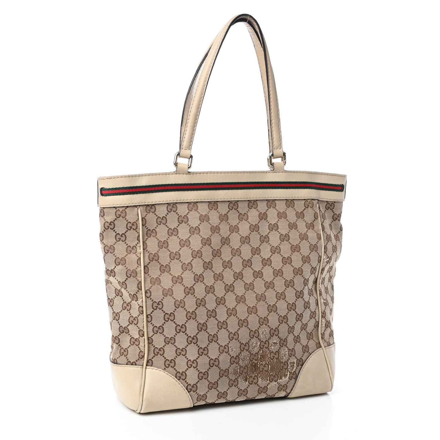Gucci Monogram Web Medium Mayfair Tote Off White 3 of 10