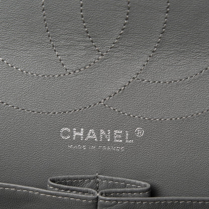 Chanel Caviar Iridescent Calfskin 2.55 Reissue 226 Flap Brown Grey 17 of 19