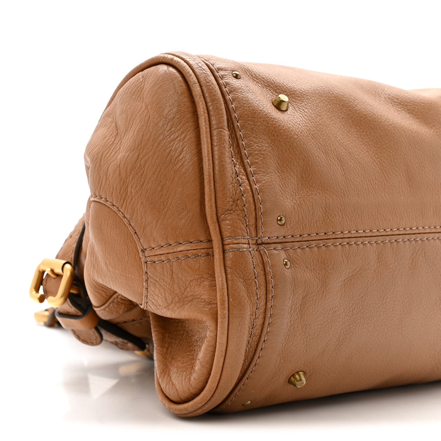 Chloe Calfskin Medium Paddington Satchel Tan 9 of 16