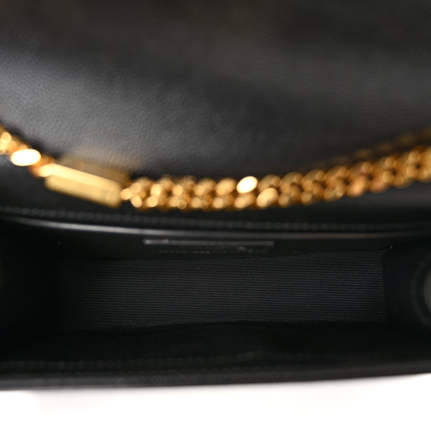 Saint Laurent Grain De Poudre Small Monogram Kate Satchel Black 5 of 10