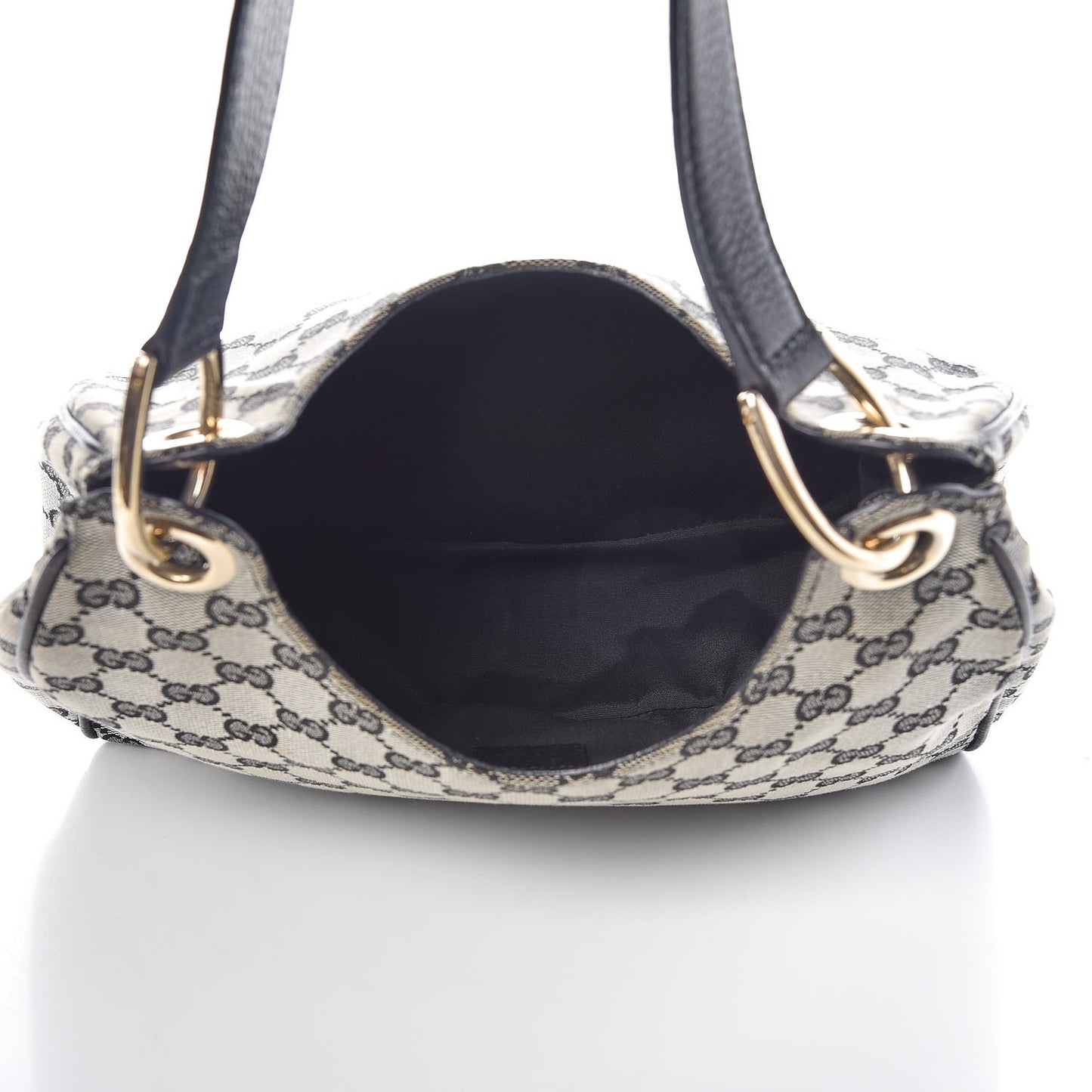 Monogram Hobo Black