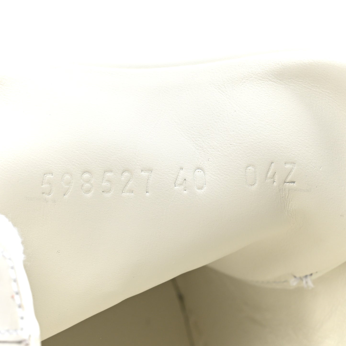 Calfskin Interlocking G Perforated Womens Ace Sneakers 40 White Grey Sky