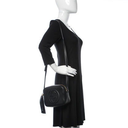 Gucci Pebbled Calfskin Small Soho Disco Bag Black 2 of 10