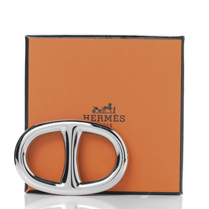 Hermes Palladium Chaine D'Ancre Scarf Ring 4 of 4