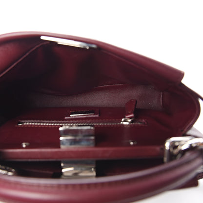 Fendi Nappa Mini Peekaboo Iconic Satchel Bordeaux 6 of 14