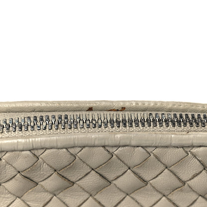 Bottega Veneta Nappa Intrecciato Nodini Crossbody Messenger Light Grey 14 of 14