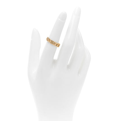 Gucci 18K Yellow Gold Diamond L'Aveugle Par Amour Ring 53 6.25 2 of 5