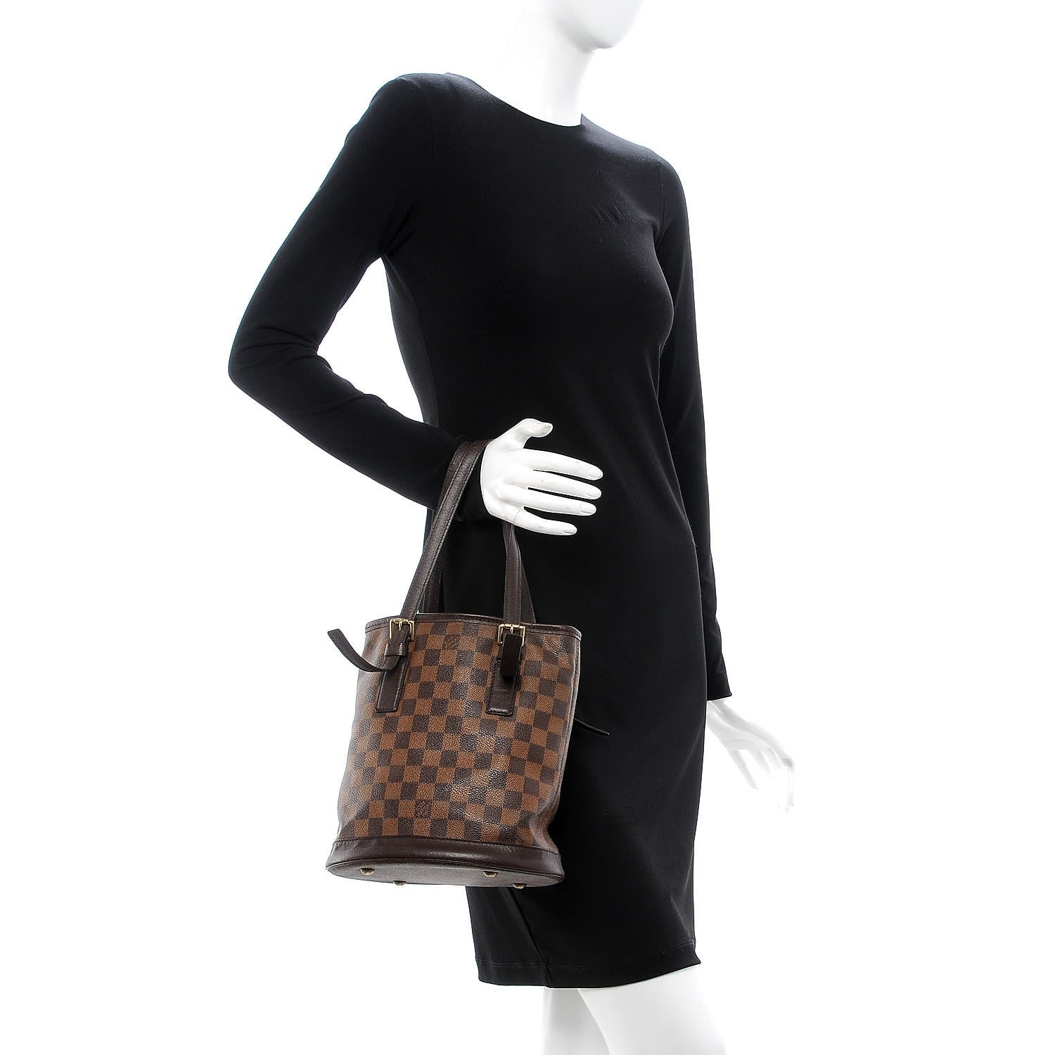 Louis Vuitton Damier Ebene Marais Bucket 23 2 of 10