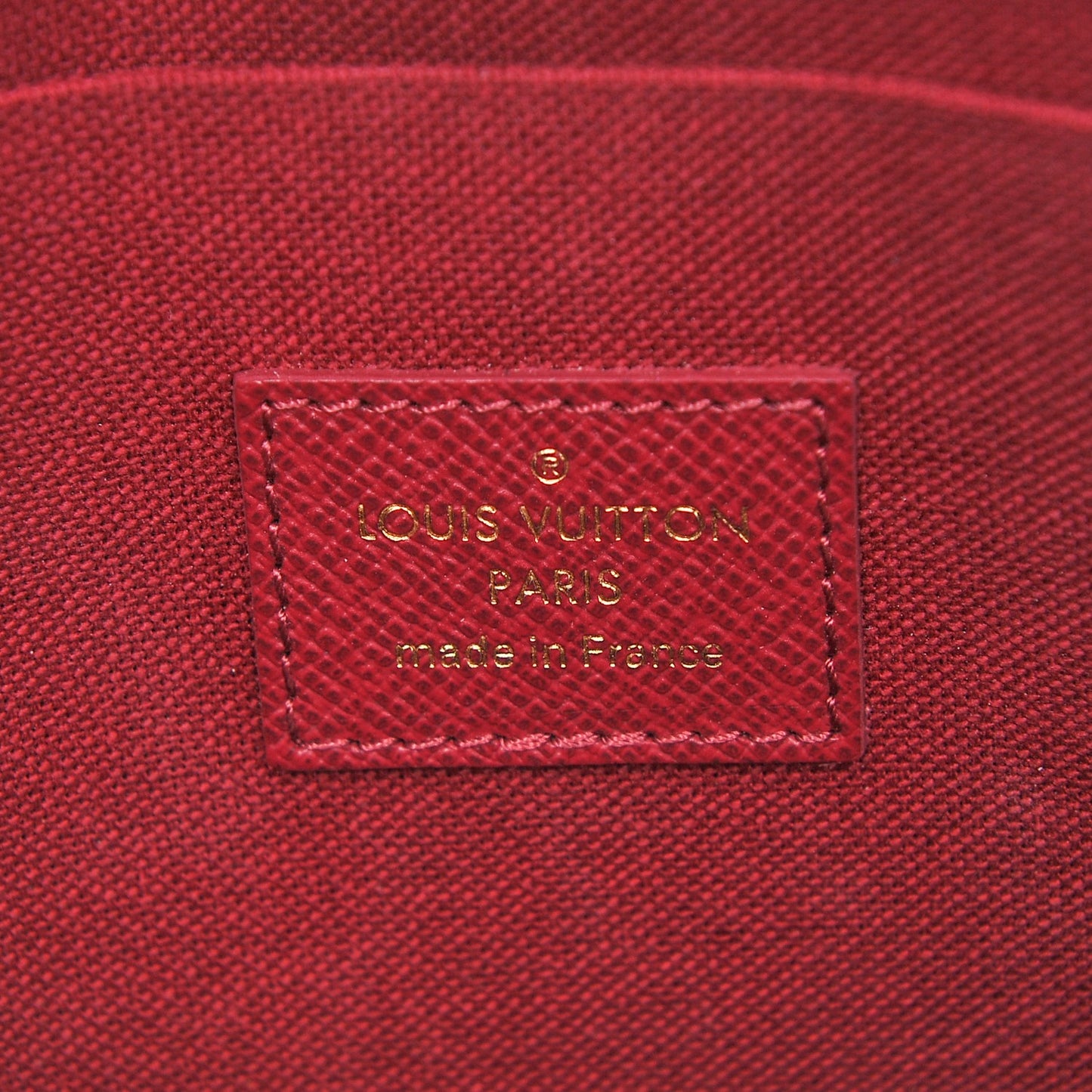 Monogram Pochette Felicie Chain Wallet Fuchsia