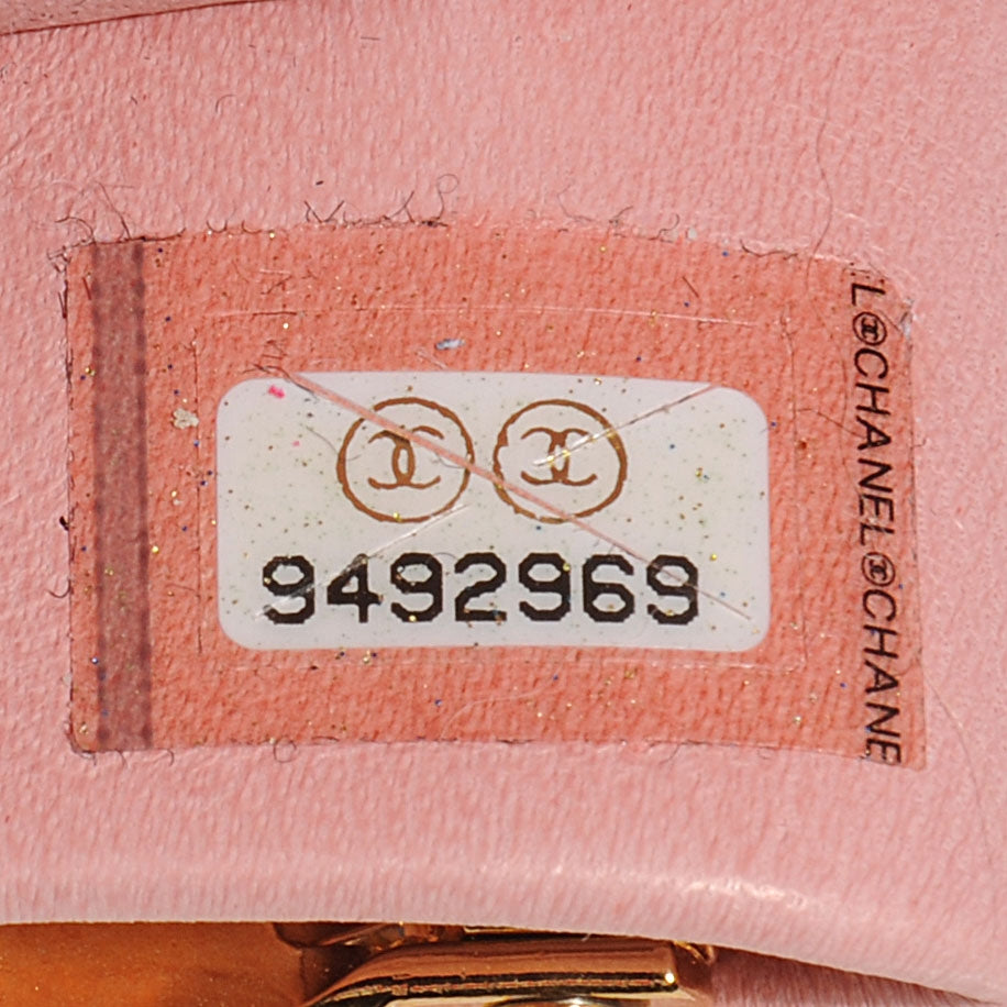 Chanel Caviar CC French Wallet Pink 7 of 8