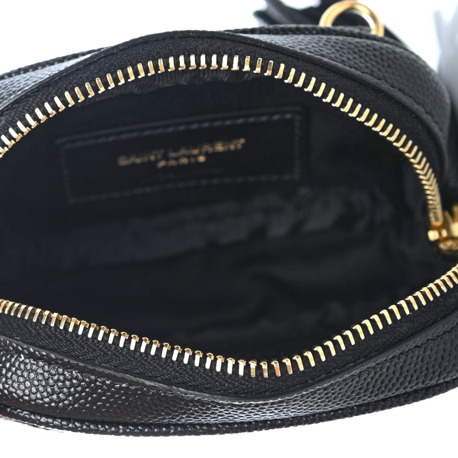 Saint Laurent Grain De Poudre Matelasse Monogram Baby Lou Camera Bag Black 4 of 4