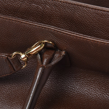 Chanel Calfskin Cerf Executive Shopper Tote Brown 26 of 28