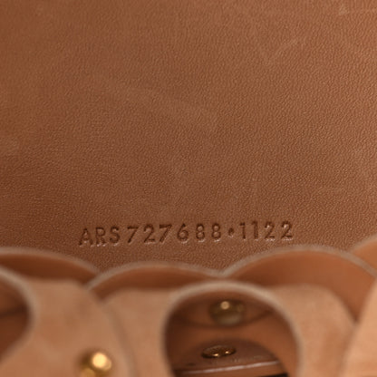 Saint Laurent Vegetable Tanned Calfskin Studded Seau Coeur Bucket Bag Vintage Brown 7 of 9