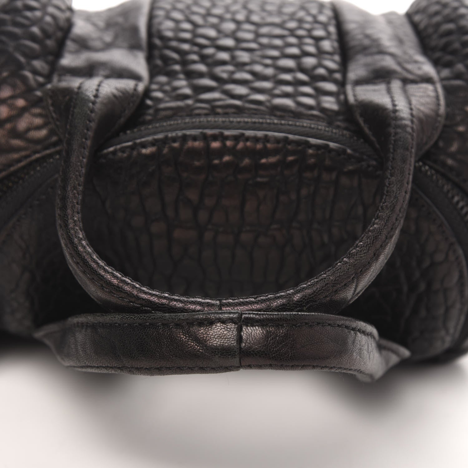 Alexander Wang Pebbled Lambskin Mini Rockie Black Matte Black Hardware 10 of 10