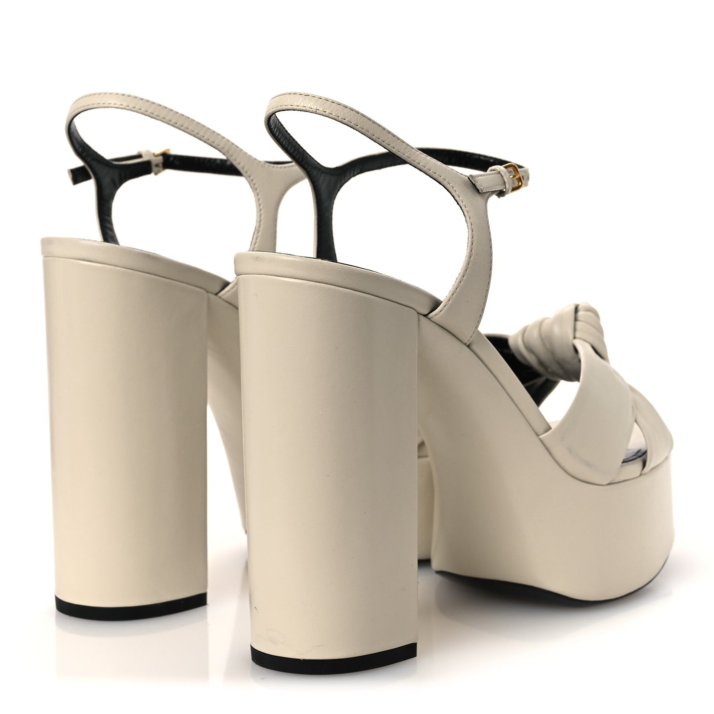 Vendome Bianca 85 Platform Sandals 41 Pearl