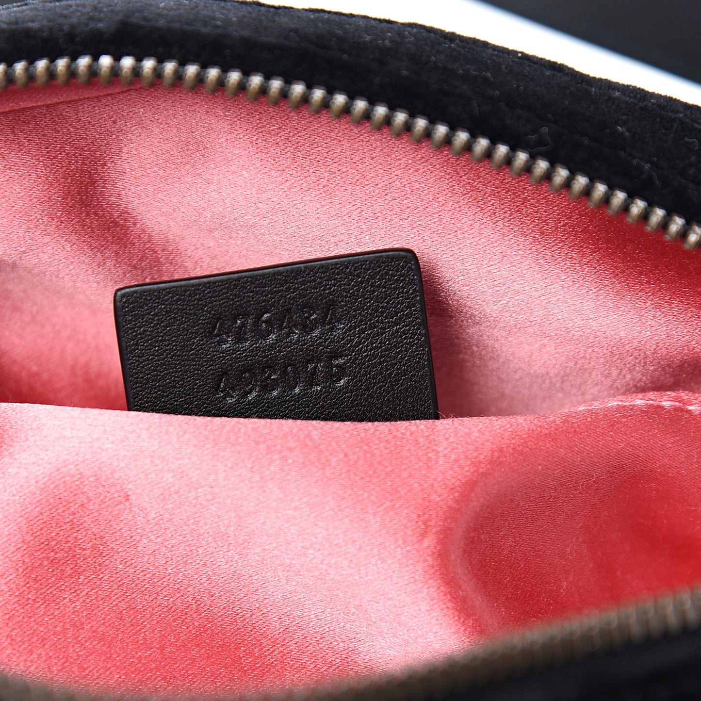 Velvet Matelasse GG Marmont Belt Bag 85 34 Black