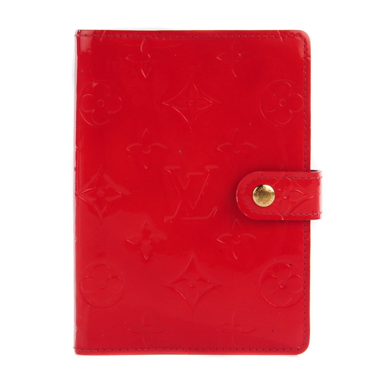 Louis Vuitton Vernis Small Ring Agenda Cover Rouge 1 of 7