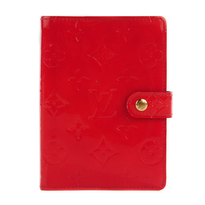 Louis Vuitton Vernis Small Ring Agenda Cover Rouge 1 of 7
