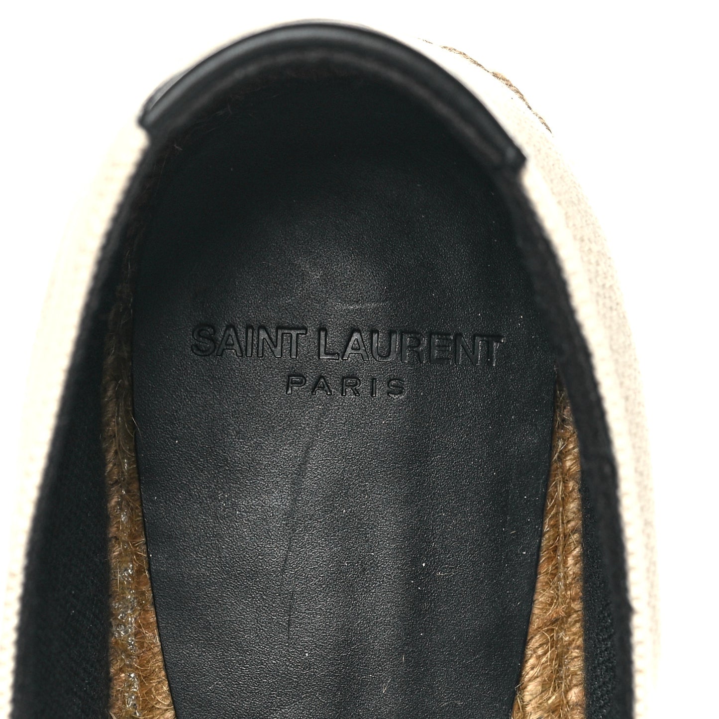 Canvas Nappa Elba Light Logo Embroidered Espadrilles 42 Ecru