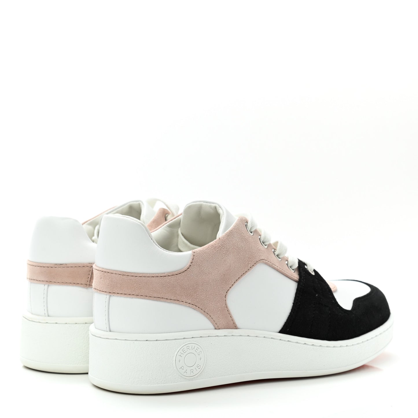 Suede Goatskin Calfskin Free Sneakers 37.5 Multicolor Rose Opaline