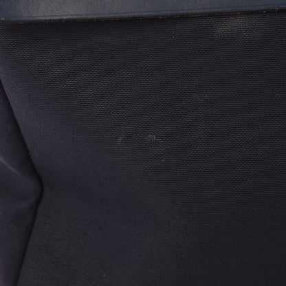 Hermes Toile Vache Hunter Herbag Cabas MM Bleu Marine 15 of 23