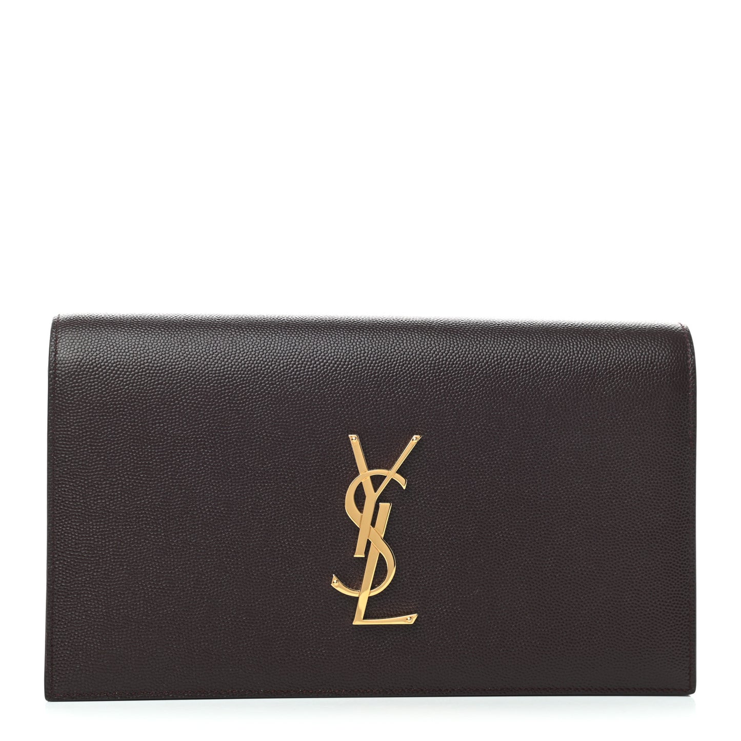 Grain De Poudre Classic Kate Monogram Clutch Amaranto
