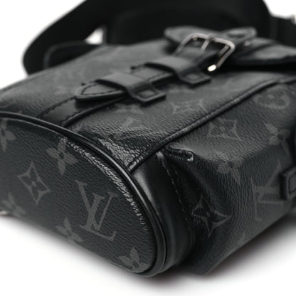 Louis Vuitton Monogram Eclipse Nano Christopher Backpack Black 8 of 8