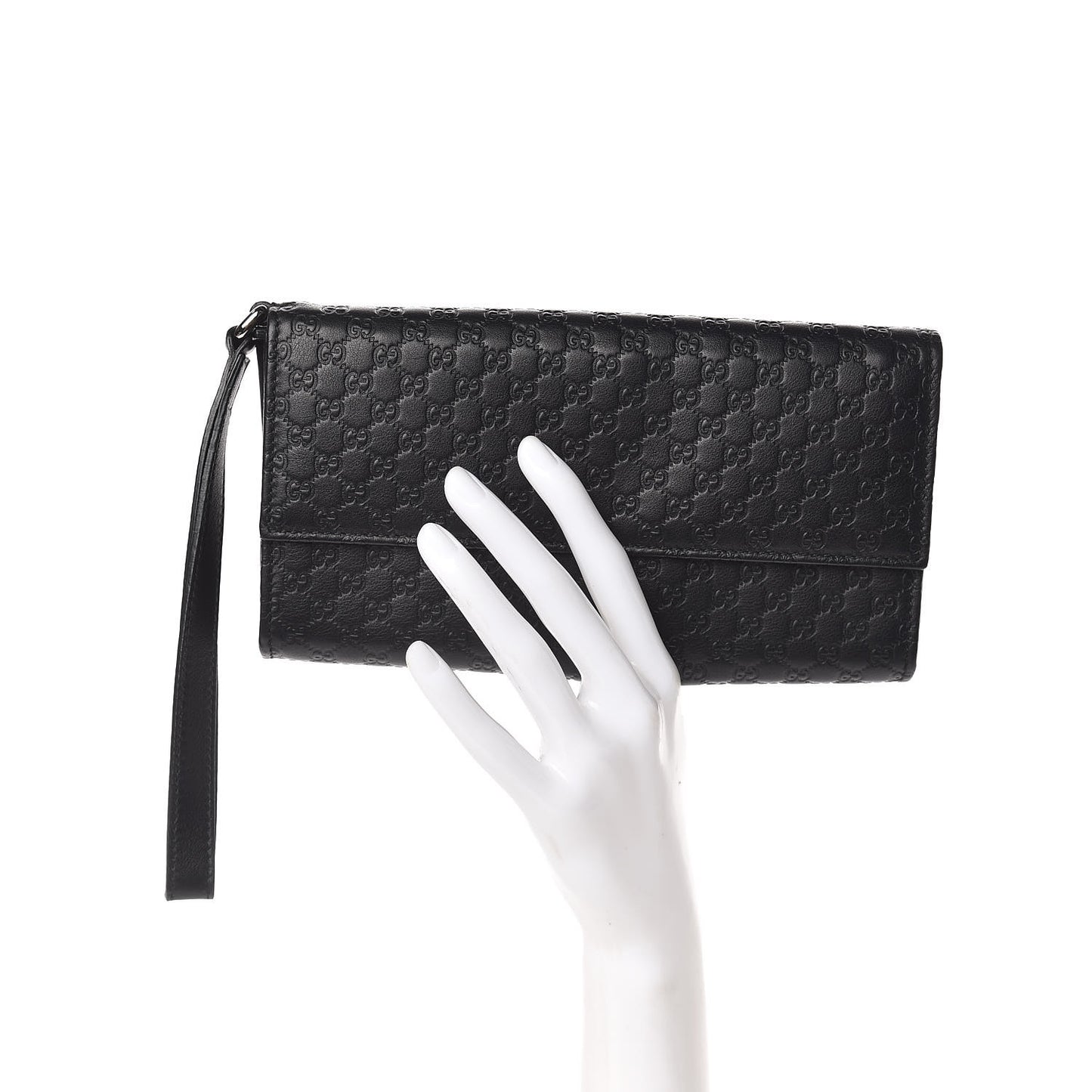 Microguccissima Travel Document Case Black