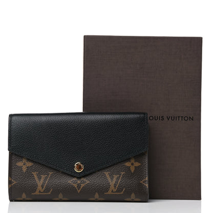 Louis Vuitton Monogram Pallas Compact Wallet Black 9 of 9