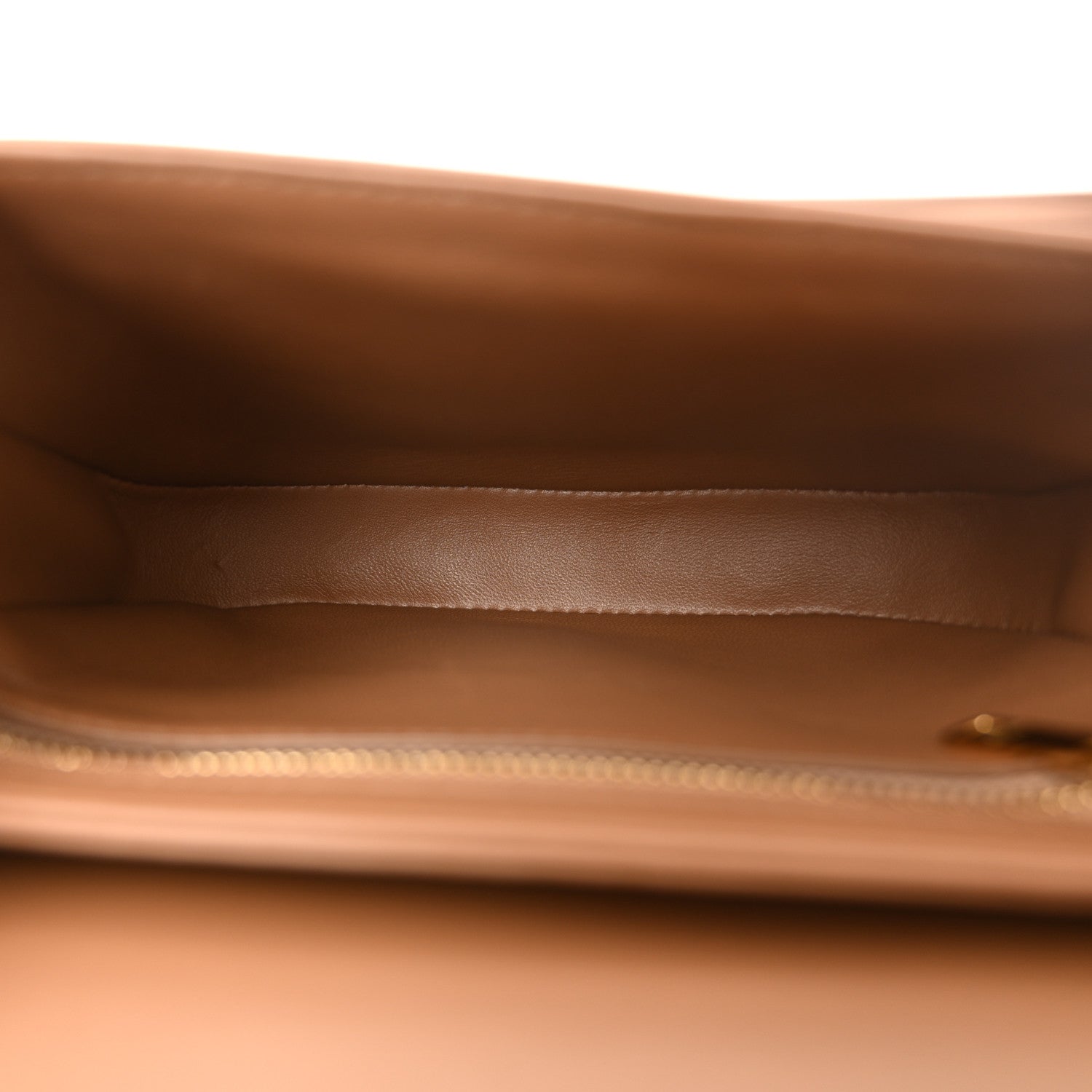 Celine Shiny Calfskin Besace Clea Triomphe Bronze 5 of 10