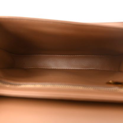 Celine Shiny Calfskin Besace Clea Triomphe Bronze 5 of 10