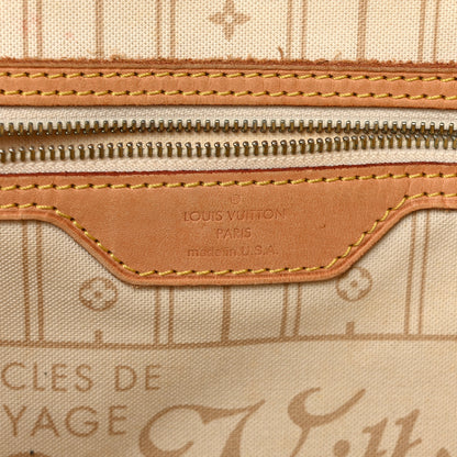 Louis Vuitton Damier Azur Neverfull MM 6 of 11